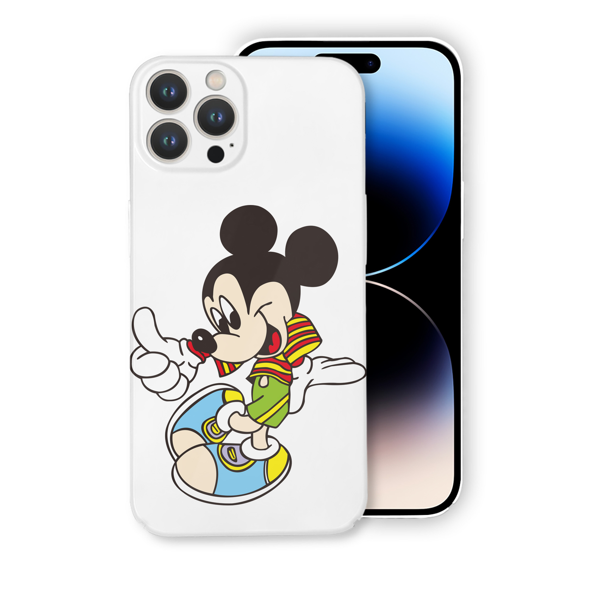 （画像用） ミッキーマウス Mickey Mouse 【iPhone 14シリーズ対応】ハードケース